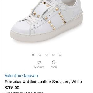 Authentic Valentino Garavani rockstud sneaker